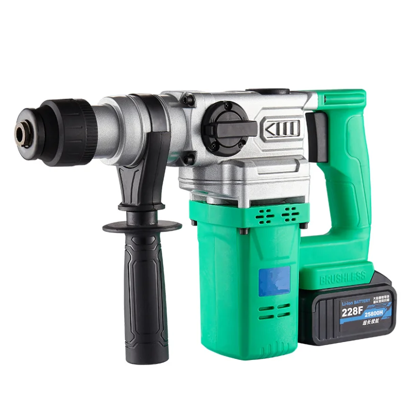 Brushless electric hammer high-power lithium battery multifunctional hammer and pick
Brushless electric hammer high-power lithium battery multifunctional hammer and pick