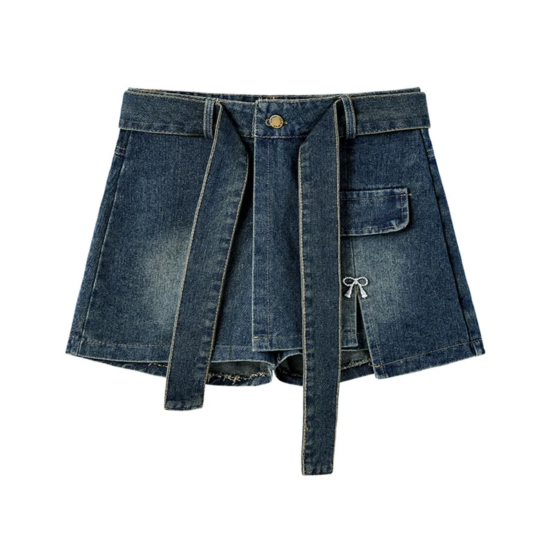Women Jeans Shorts 2023 Summer Loose Wide High Waist Baggy Blue Denim Shorts Korean Style Casual Wide Leg Short Pants With Belt
Women Jeans Shorts 2023 Summer Loose Wide High Waist Baggy Blue Denim Shorts Korean Style Casual Wide Leg Short Pants With Belt
