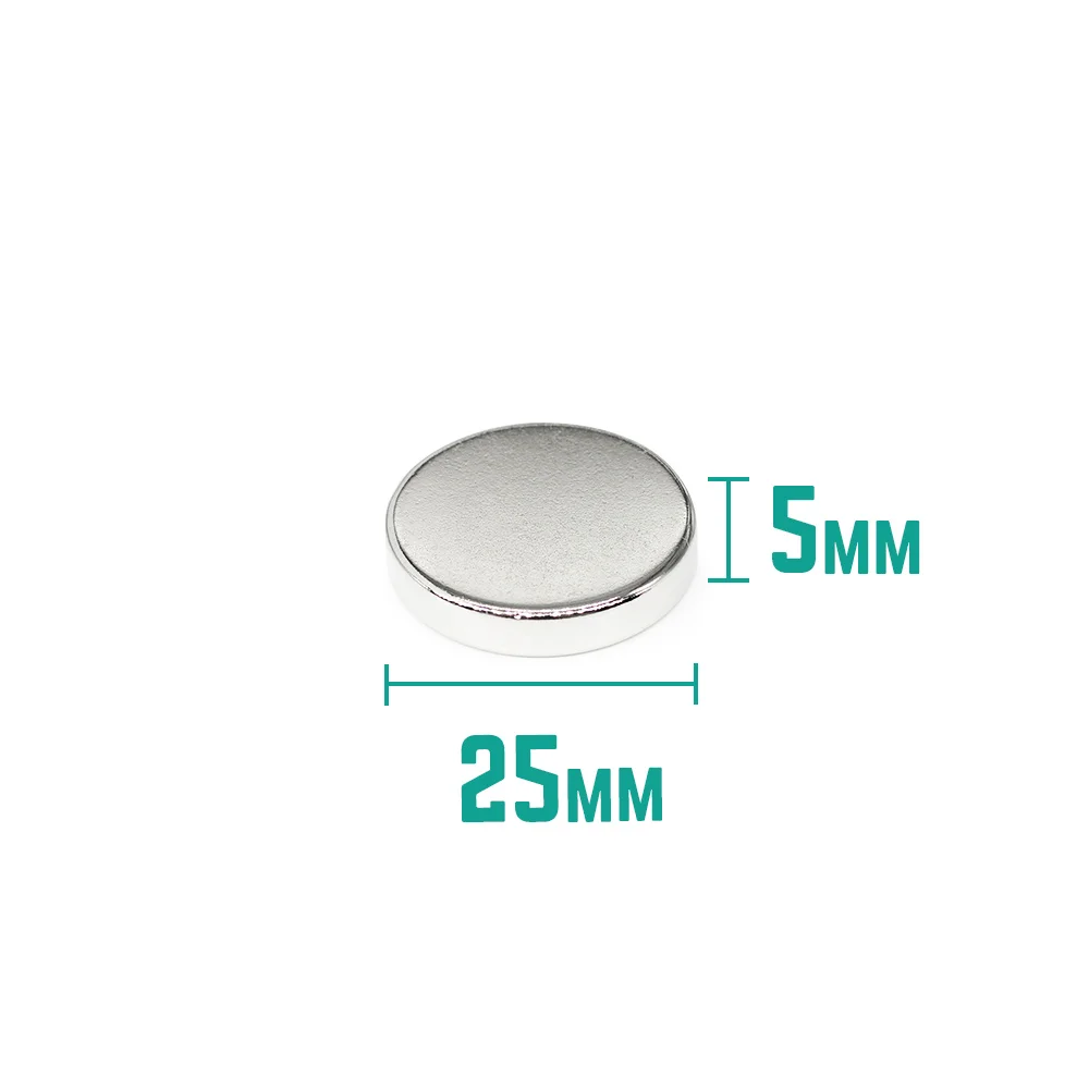 1/2/5/10/15/20PCS 25x5 mm Disc Strong Powerful Magnets N35 Bulk Round Search Magnet 25x5mm Permanent Neodymium Magnet 25*5
1/2/5/10/15/20PCS 25x5 mm Disc Strong Powerful Magnets N35 Bulk Round Search Magnet 25x5mm Permanent Neodymium Magnet 25*5