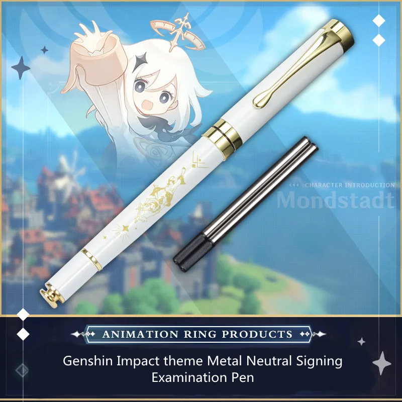 Аниме игра Genshin Impact Paimon Hu Tao Zhongli Xiao Ganyu Kamisato Ayaka Keqing Raiden Ei металлическая нейтральная ручка для осмотра подписи
Аниме игра Genshin Impact Paimon Hu Tao Zhongli Xiao Ganyu Kamisato Ayaka Keqing Raiden Ei металлическая нейтральная ручка для осмотра подписи