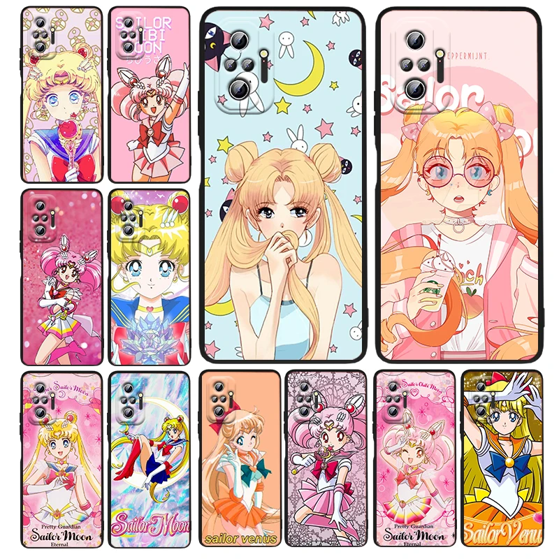 Love Sailor Moon Girl Silicone Cover For Xiaomi Redmi Note 11E 11S 11 11T 10 10S 9 9T 9S 8 8T Pro 5G 7 5 Black Phone Case
Love Sailor Moon Girl Silicone Cover For Xiaomi Redmi Note 11E 11S 11 11T 10 10S 9 9T 9S 8 8T Pro 5G 7 5 Black Phone Case