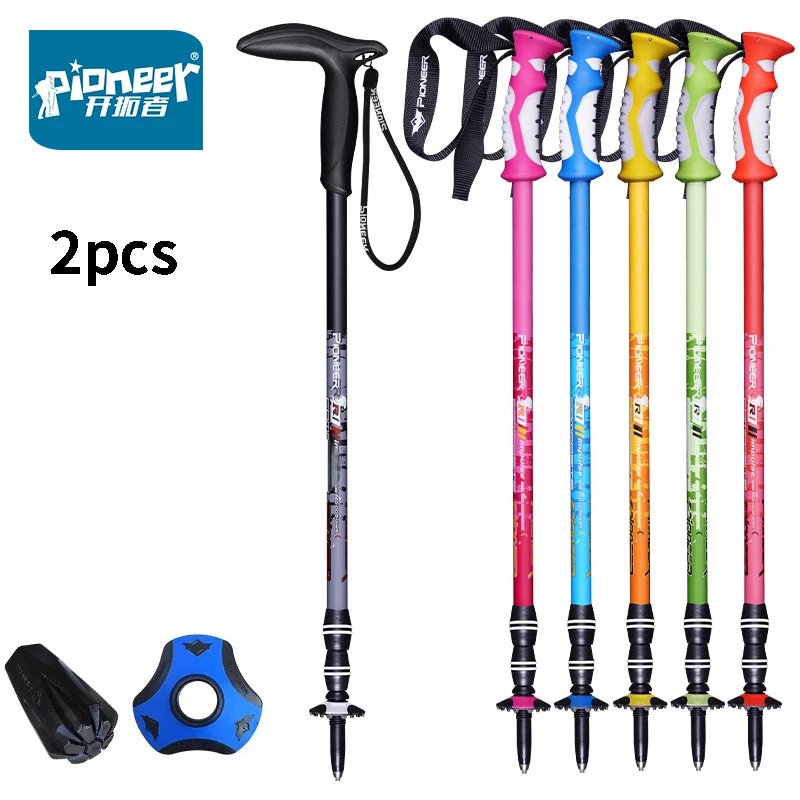 Pioneer 2PCS Trek Pole Camping Nordic Walking Poles Telescopic Alpenstock Aluminum Alloy Shooting Hiking Stick Crutch Trekking
Pioneer 2PCS Trek Pole Camping Nordic Walking Poles Telescopic Alpenstock Aluminum Alloy Shooting Hiking Stick Crutch Trekking