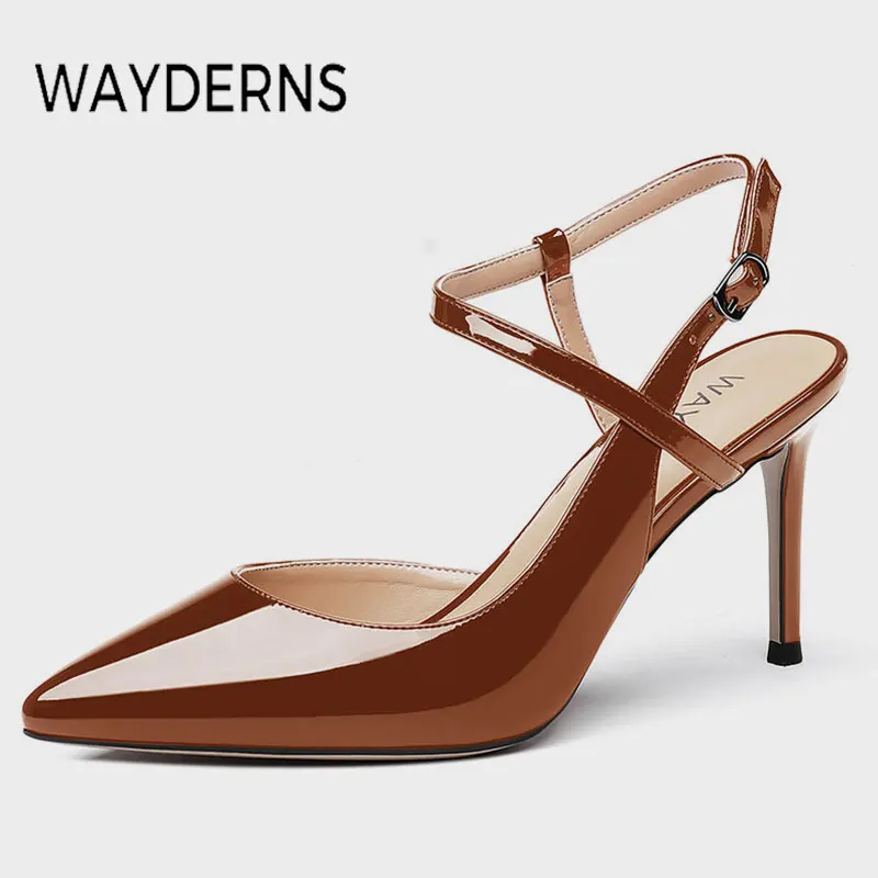 WAYDERNS 2023 New Arrival Women Sandals Thin High Heels Summer Shoes For Women Fashion Pointed Toe Ladies Footwear Size 35-43
WAYDERNS 2023 New Arrival Women Sandals Thin High Heels Summer Shoes For Women Fashion Pointed Toe Ladies Footwear Size 35-43