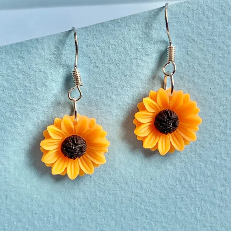 Sunflower Mini Sun Flower Dangler Earrings Yellow Orange Funky Quirky Earrings Bespoke Fun Earrings
Sunflower Mini Sun Flower Dangler Earrings Yellow Orange Funky Quirky Earrings Bespoke Fun Earrings