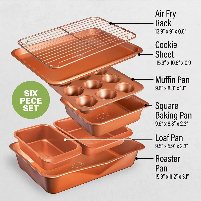 cute 2023 Bakeware Set Stackable Bakeware 6 Pcs Set Bread Pan Mold Toast Bread Mold Cake Tray
cute 2023 Bakeware Set Stackable Bakeware 6 Pcs Set Bread Pan Mold Toast Bread Mold Cake Tray