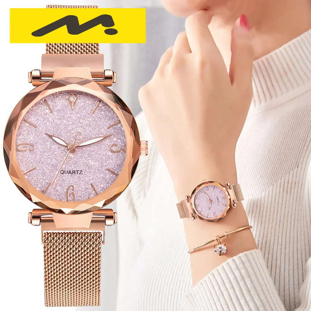 Rose Gold Women Watch 2022 Top Brand Luxury Magnetic Starry Sky Lady Wrist Watch Mesh Female Clock for Dropship Relogio Feminino
Rose Gold Women Watch 2022 Top Brand Luxury Magnetic Starry Sky Lady Wrist Watch Mesh Female Clock for Dropship Relogio Feminino