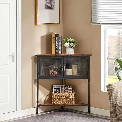 Tier Corner Cabinet Shelf, Floor Standing Storage Organizer Shelves with Grid Doors for Small Space, Living Room, Bedroom, Kitch
Tier Corner Cabinet Shelf, Floor Standing Storage Organizer Shelves with Grid Doors for Small Space, Living Room, Bedroom, Kitch
