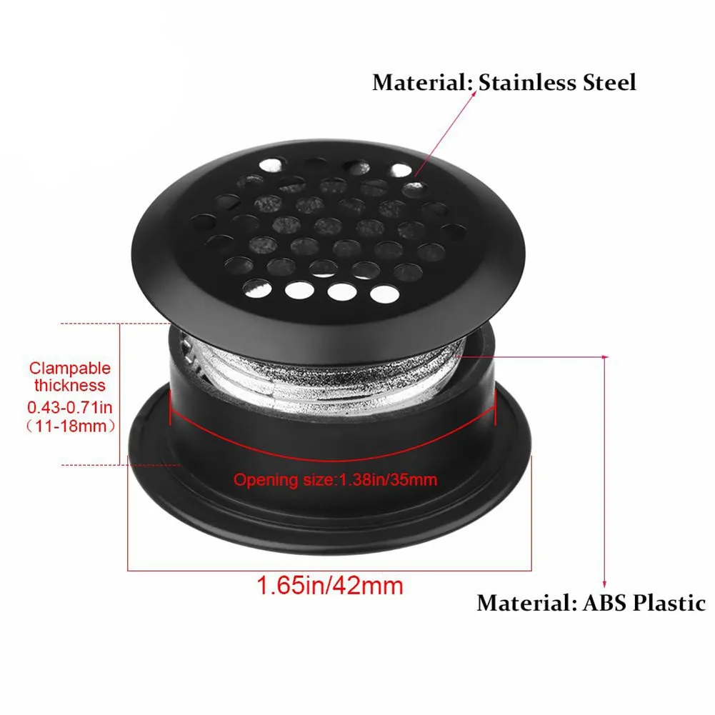 2pcs Air Vent Grille Air Outlet Fresh System Air Vent Grille Ventilation Plugs Cabinet Metal Ventilation Plugs
2pcs Air Vent Grille Air Outlet Fresh System Air Vent Grille Ventilation Plugs Cabinet Metal Ventilation Plugs