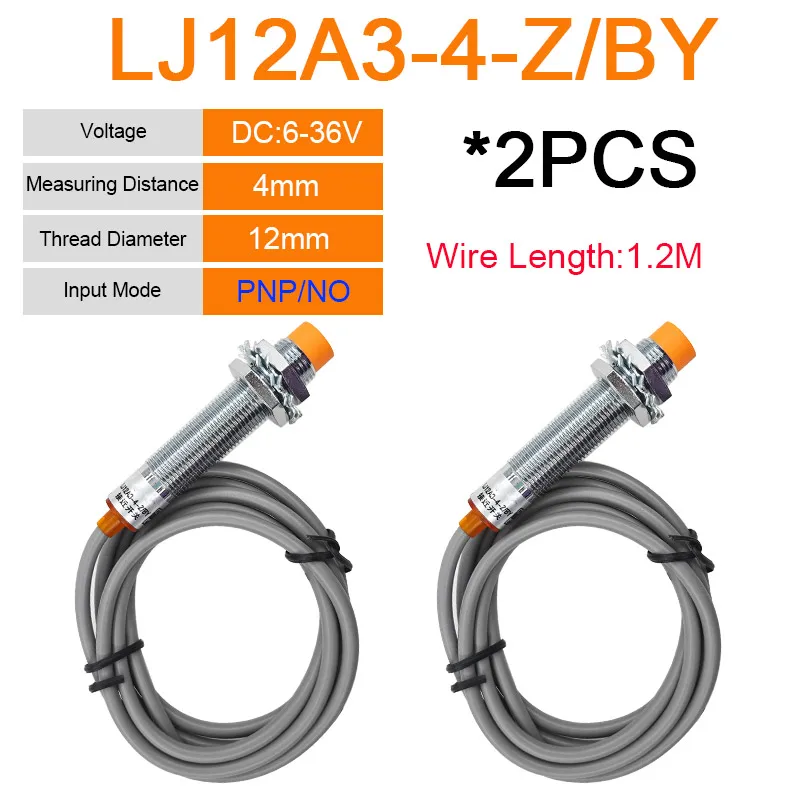 2 шт. LJ12A3-4-Z BX BY бесконтактный переключатель NPN PNP NO DC 6-36 В трехпроводной высокочувствительный индуктивный переключатель обнаружения
2 шт. LJ12A3-4-Z BX BY бесконтактный переключатель NPN PNP NO DC 6-36 В трехпроводной высокочувствительный индуктивный переключатель обнаружения
