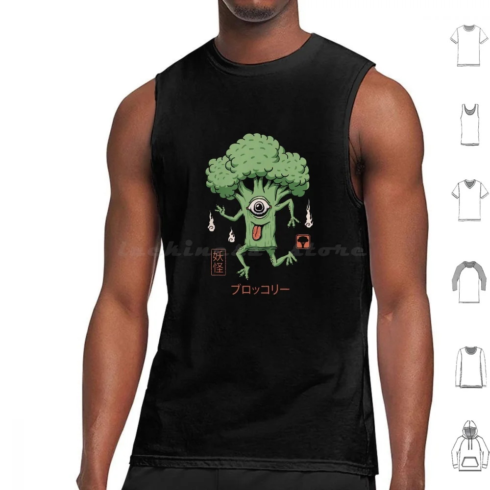 Yokai Broccoli Tank Tops Vest Sleeveless Yokai Broccoli Food Japanese Kawaii Spirit Ghost Monster
Yokai Broccoli Tank Tops Vest Sleeveless Yokai Broccoli Food Japanese Kawaii Spirit Ghost Monster