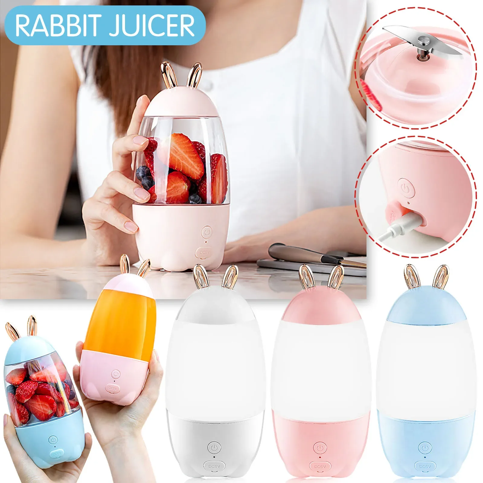 Juicer Personal Small Juicer For Smoothies And Fresh Juice Fresh Juice With Rechargeable USB Compact Cup Juicer
Juicer Personal Small Juicer For Smoothies And Fresh Juice Fresh Juice With Rechargeable USB Compact Cup Juicer