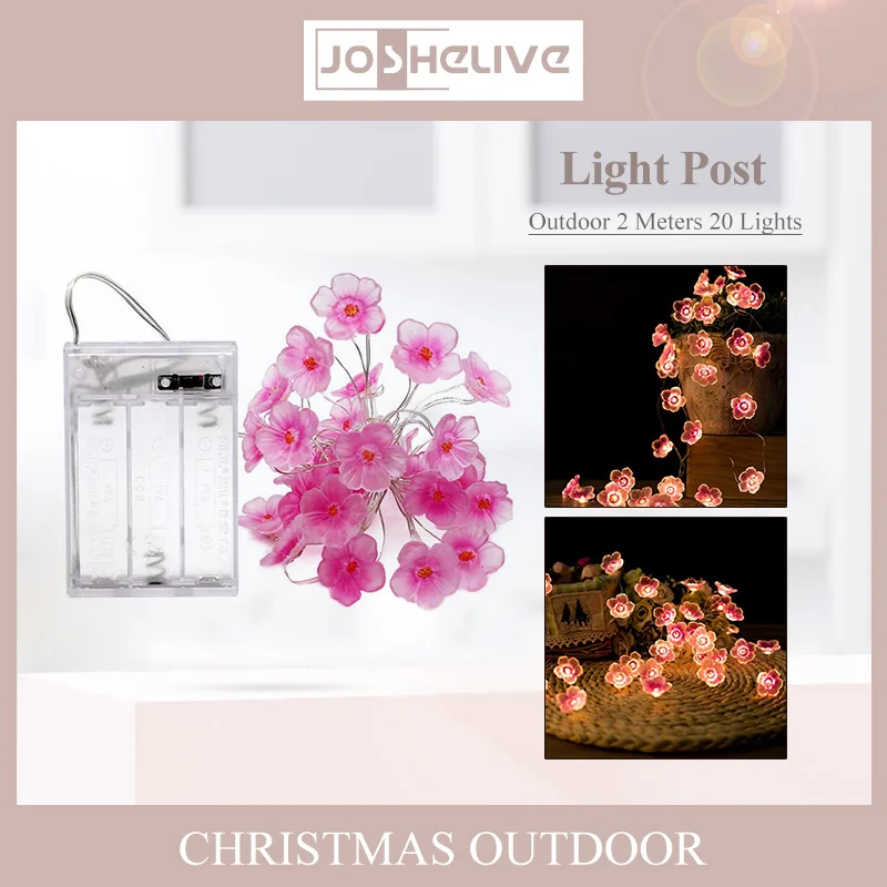 LED Flowers String Lights Copper Wire Ins Fairy Lights Bells Garland Romantic Mood Lamp For Christmas Festive Bedroom Decoration
LED Flowers String Lights Copper Wire Ins Fairy Lights Bells Garland Romantic Mood Lamp For Christmas Festive Bedroom Decoration