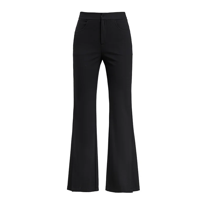 2022 New Women's High Waisted Micro Flared Trousers Pants Show Thin Elastic Thin Summer Woman Pants Casual Pants Vertical Pant
2022 New Women's High Waisted Micro Flared Trousers Pants Show Thin Elastic Thin Summer Woman Pants Casual Pants Vertical Pant