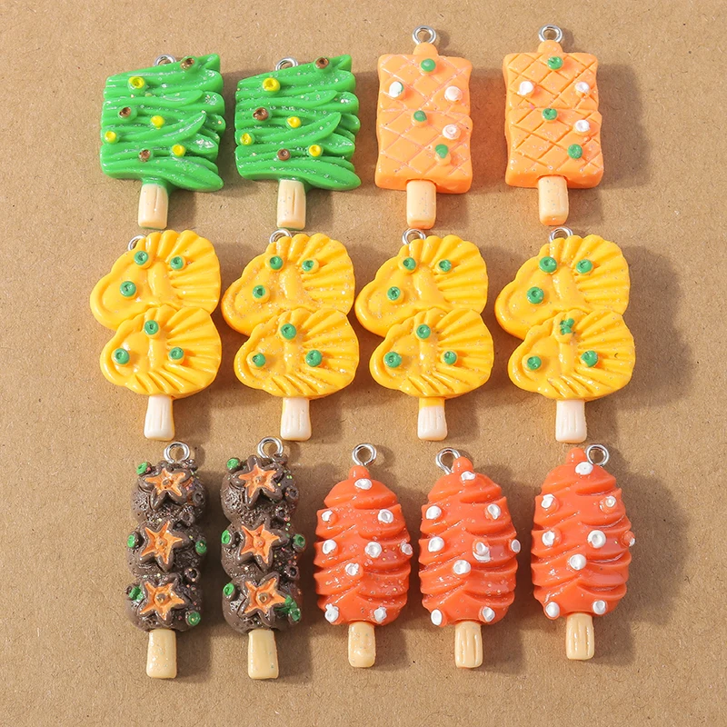 15pcs/lot Mix Food Barbecue Resin Charms for Jewelry Making Women Cute Drop Earrings Pendants Necklaces DIY Bracelets Crafts
15pcs/lot Mix Food Barbecue Resin Charms for Jewelry Making Women Cute Drop Earrings Pendants Necklaces DIY Bracelets Crafts