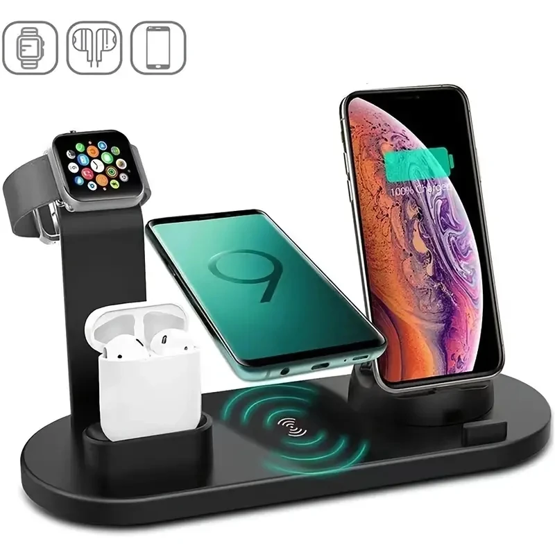 Беспроводное зарядное устройство 7 в 1, 15 Вт, подставка для iPhone 14 13 12 11 X Apple Watch, док-станция для быстрой зарядки для Airpods Pro iWatch 7
Беспроводное зарядное устройство 7 в 1, 15 Вт, подставка для iPhone 14 13 12 11 X Apple Watch, док-станция для быстрой зарядки для Airpods Pro iWatch 7