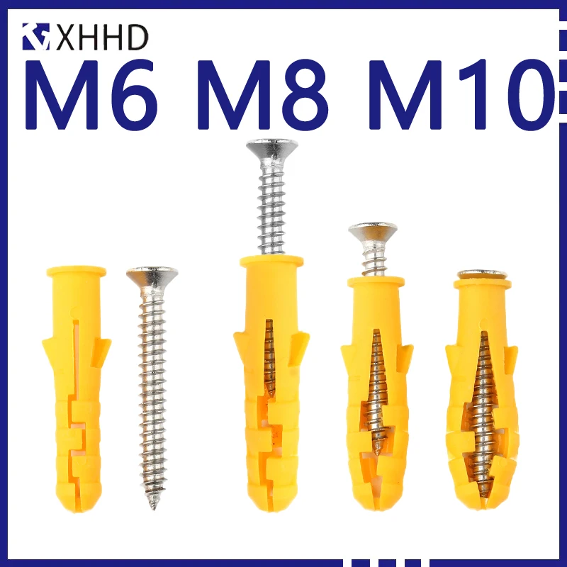 30/20/10Pcs Plastic Expansion Pipe Screw Rubber Plug Bolt Expansion Plug Tapping Screw Set National Standard M6 M8 M10
30/20/10Pcs Plastic Expansion Pipe Screw Rubber Plug Bolt Expansion Plug Tapping Screw Set National Standard M6 M8 M10
