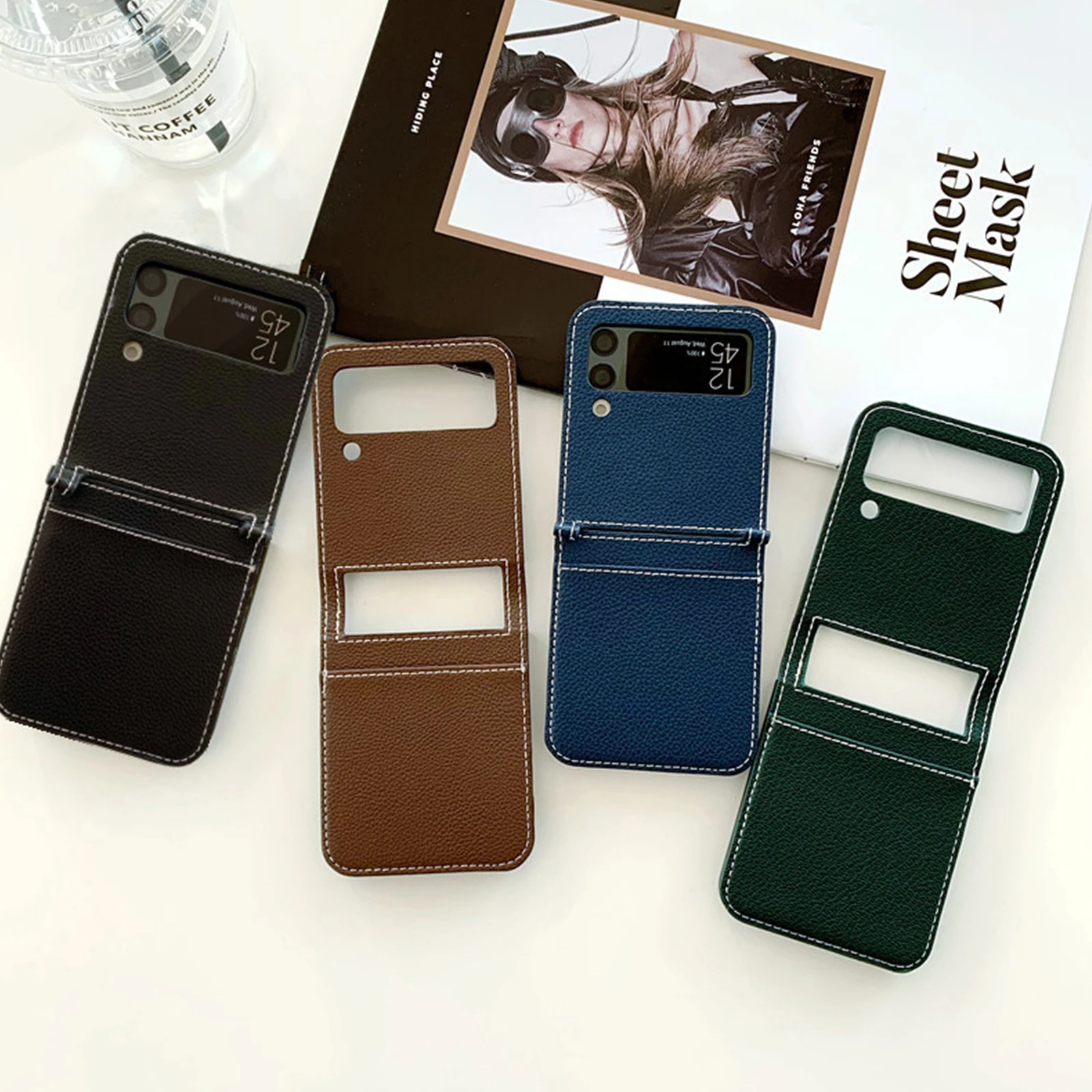 Цельный кожаный чехол для Samsung Galaxy Z Flip3, чехлы, карман для карт, складной многофункциональный чехол для телефона с полным покрытием
Цельный кожаный чехол для Samsung Galaxy Z Flip3, чехлы, карман для карт, складной многофункциональный чехол для телефона с полным покрытием