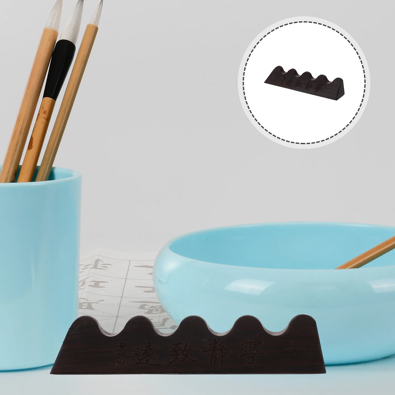 Wall Mount Pen Holder Chinese Brush Small Rest Desk Writing Calligraphy Rack Painting Stand Pillow
Wall Mount Pen Holder Chinese Brush Small Rest Desk Writing Calligraphy Rack Painting Stand Pillow