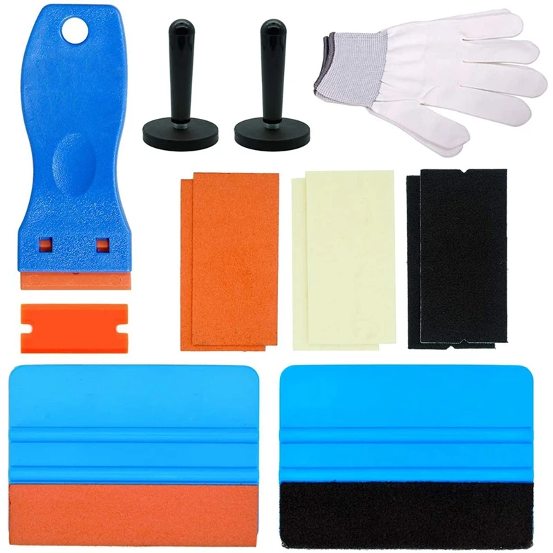 Window Film Application Kit Window Tint Tool Kit Vinyl Wrap Kit With Felt Edge Squeegee, Scraper, Vinyl Wrap Magnets
Window Film Application Kit Window Tint Tool Kit Vinyl Wrap Kit With Felt Edge Squeegee, Scraper, Vinyl Wrap Magnets
