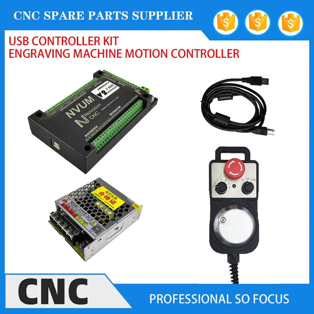 mach3 motor controller NVUMv2.1 3-axis 4-axis 5-axis 6-axis control system 6-axis emergency stop electronic handwheel DC 75W24V
mach3 motor controller NVUMv2.1 3-axis 4-axis 5-axis 6-axis control system 6-axis emergency stop electronic handwheel DC 75W24V