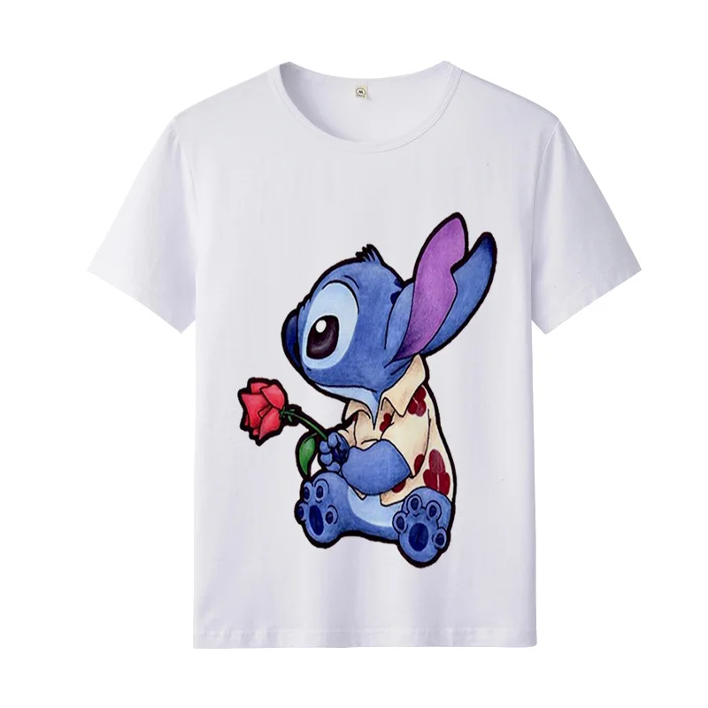 Stitch T-shirt Disney Cartoon Pattern Short-sleeved Students Boys and Girls Simple Round Neck Y2k Tops Tops for Women
Stitch T-shirt Disney Cartoon Pattern Short-sleeved Students Boys and Girls Simple Round Neck Y2k Tops Tops for Women