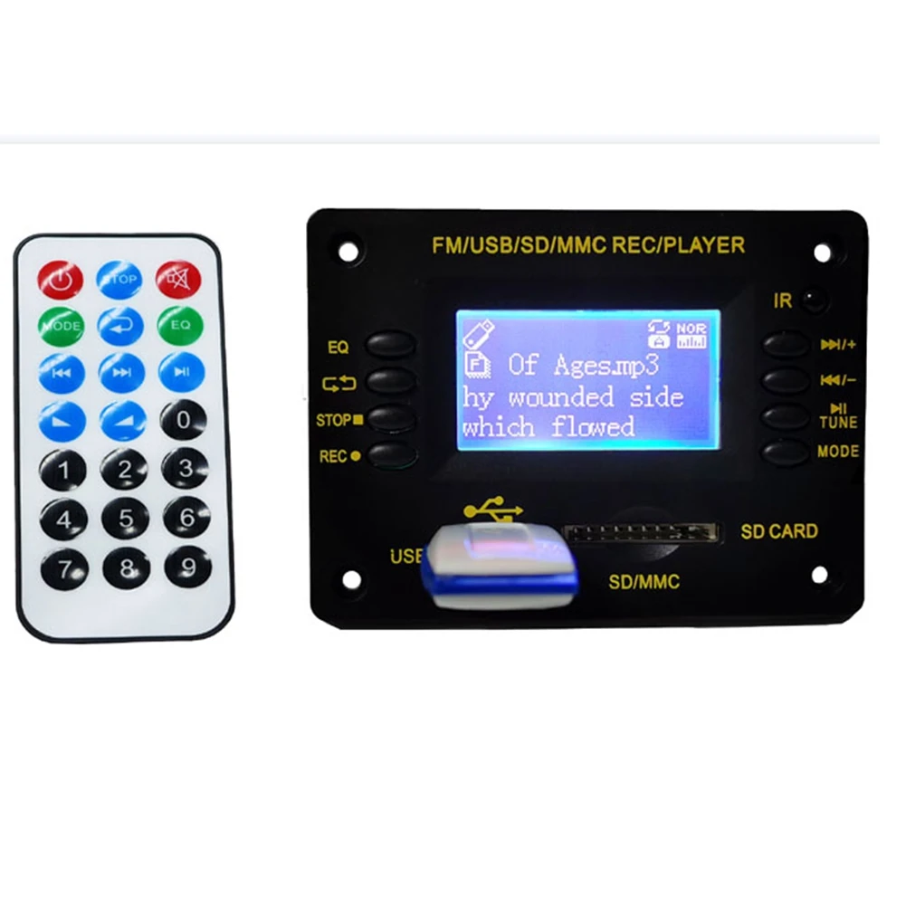 Wireless Bluetooth Audio Decoder LCD Screen DTS Lossless Bluetooth Module HD Video APE/WAV/MP3 Audio Decoding Board
Wireless Bluetooth Audio Decoder LCD Screen DTS Lossless Bluetooth Module HD Video APE/WAV/MP3 Audio Decoding Board