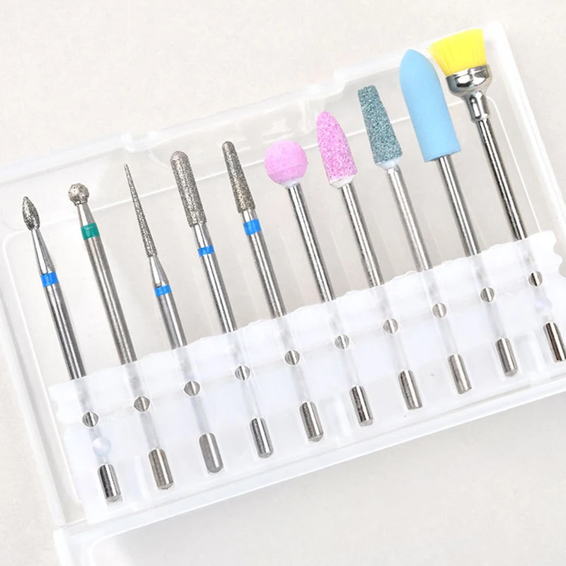 10 PCs Nail Drill Bits Milling Cutters Beauty Nail Drill Kit Nail Art Carbide Manicure Kits Equipment Tools for Manicure
10 PCs Nail Drill Bits Milling Cutters Beauty Nail Drill Kit Nail Art Carbide Manicure Kits Equipment Tools for Manicure