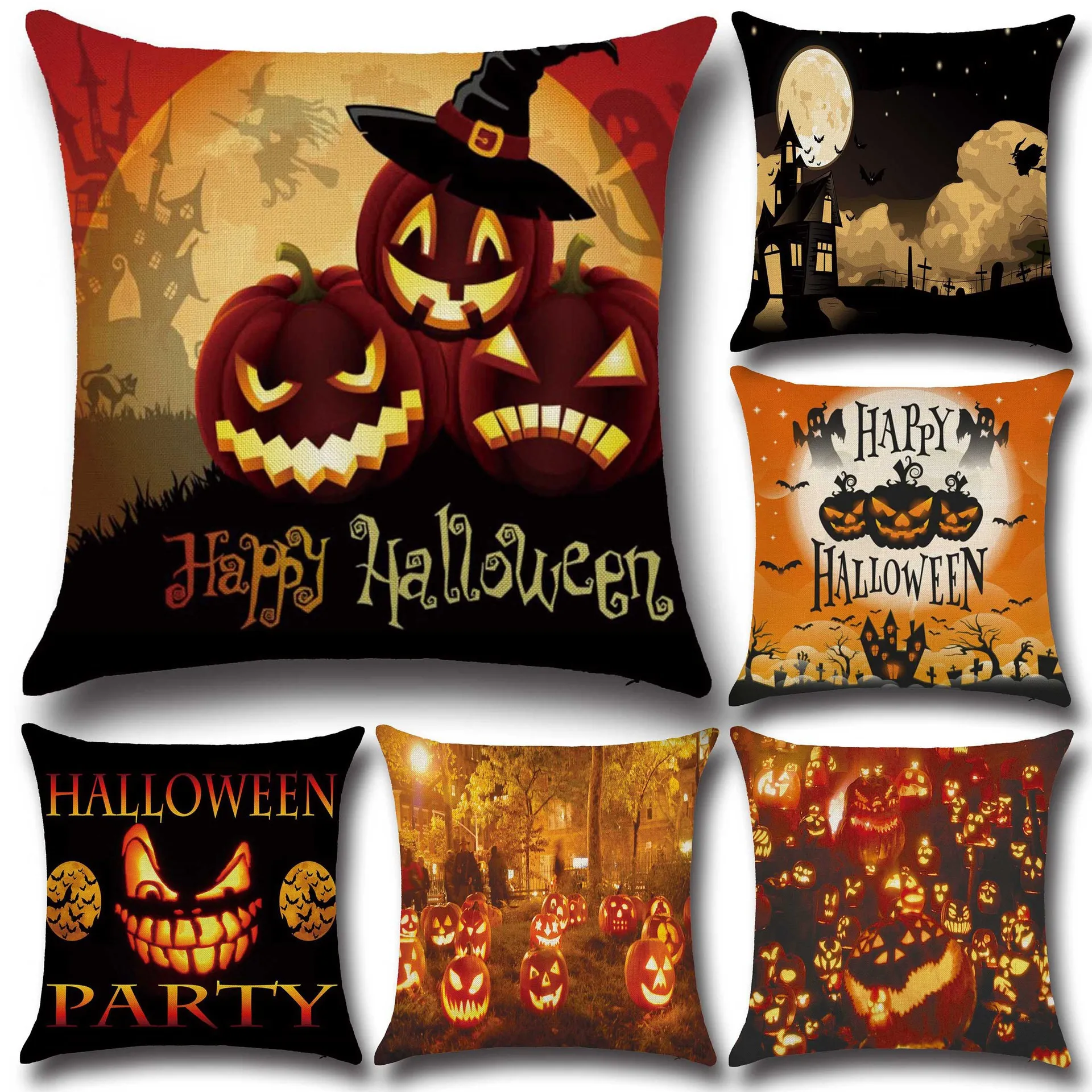 Choose 2 Pieces Halloween Pumpkin Pillow Pillowcase 45cm Linen Pillow Cover Funny Pumpkin Candy Cobweb Printed Pillow Case
Choose 2 Pieces Halloween Pumpkin Pillow Pillowcase 45cm Linen Pillow Cover Funny Pumpkin Candy Cobweb Printed Pillow Case