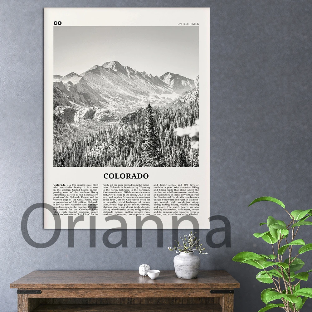 Colorado Prints Black and White Landscape, Colorado Wall Art,Colorado Poster,Colorado Photo, Colorado Wall Decor Canvas Painting
Colorado Prints Black and White Landscape, Colorado Wall Art,Colorado Poster,Colorado Photo, Colorado Wall Decor Canvas Painting