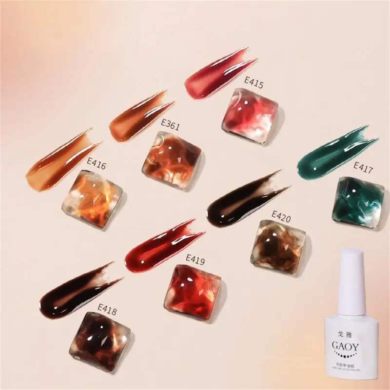 Ice Transparent Nail Art Polish Glue Amber White Red Coffee Warm Color Soak Off UV Semi Permanent Varnish Autumn Winter Manicure
Ice Transparent Nail Art Polish Glue Amber White Red Coffee Warm Color Soak Off UV Semi Permanent Varnish Autumn Winter Manicure