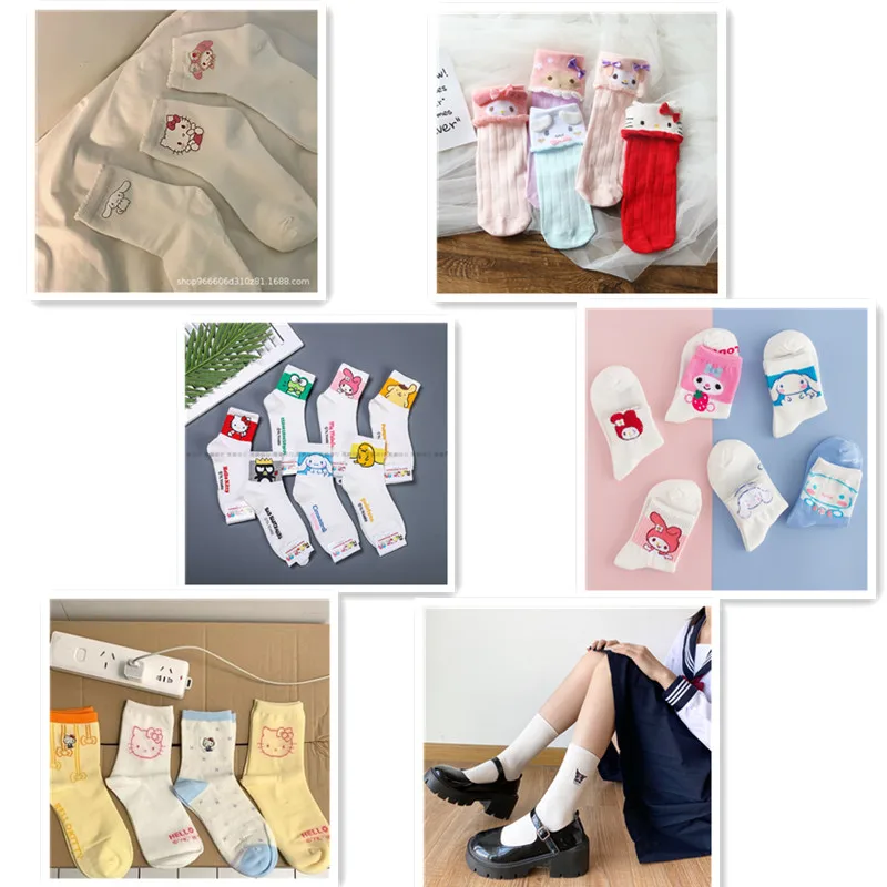 Sanrio Hellokitty Melody Kuromi Cinnamoroll милые вышитая трубка гольфы вертикальные Jk женские хлопковые носки Ins ворсовые Носки для студентов
Sanrio Hellokitty Melody Kuromi Cinnamoroll милые вышитая трубка гольфы вертикальные Jk женские хлопковые носки Ins ворсовые Носки для студентов