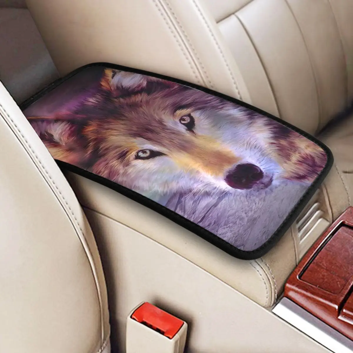 I Am Wolf Car Accessories Car Handrail Box Cushion Custom Print Non-slip Car Armrest Cover 
I Am Wolf Car Accessories Car Handrail Box Cushion Custom Print Non-slip Car Armrest Cover