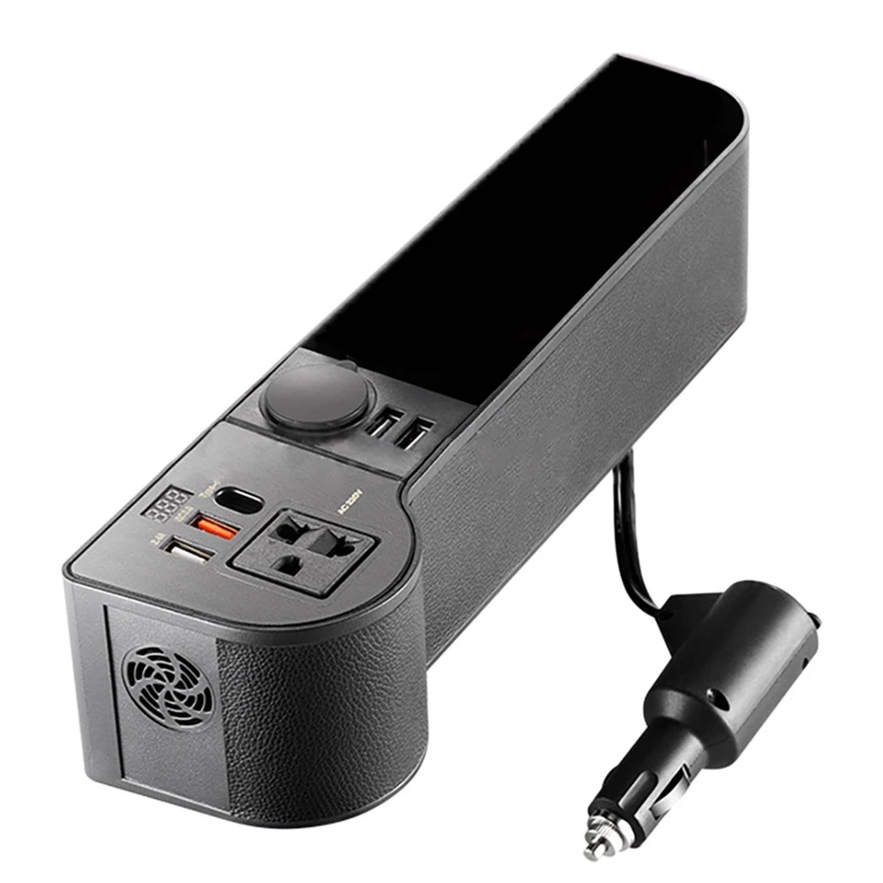 DC12V/24V To AC 220V Car Inverter Seat Space Organizer 160W Multifunctional Seat Crevice Storage Box 
DC12V/24V To AC 220V Car Inverter Seat Space Organizer 160W Multifunctional Seat Crevice Storage Box