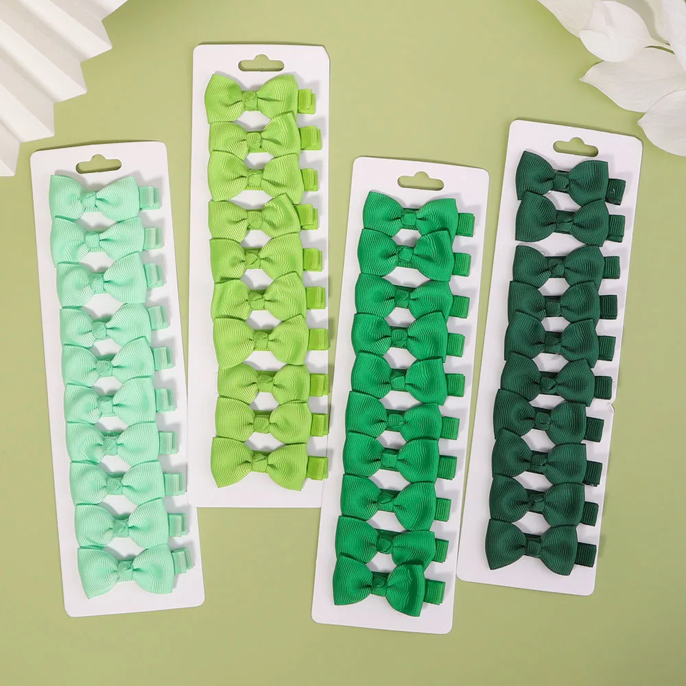 10Pcs/Set 2'' Solid Color Bows Hair Clips For Kids Girls Mini Grosgrain Ribbon Bowknots Safe Hairpins Headwear Hair Accessories
10Pcs/Set 2'' Solid Color Bows Hair Clips For Kids Girls Mini Grosgrain Ribbon Bowknots Safe Hairpins Headwear Hair Accessories