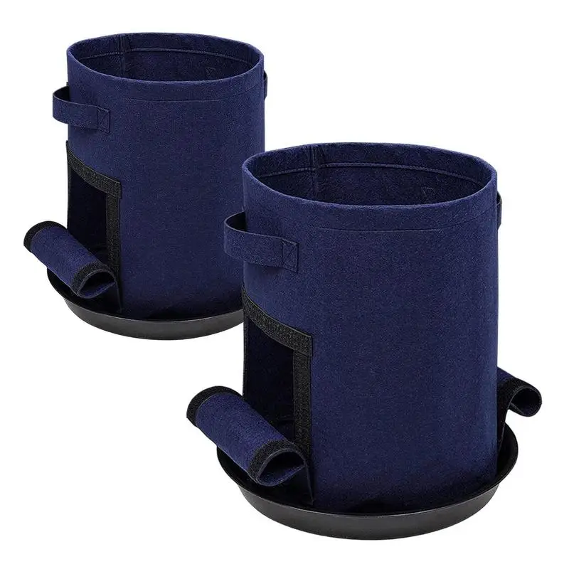 2Pcs Grow Bags Non Woven Fabric Vegetable Seedling Growing Pot With Handle For Outdoor Planting Garden Supplies Grow Bags
2Pcs Grow Bags Non Woven Fabric Vegetable Seedling Growing Pot With Handle For Outdoor Planting Garden Supplies Grow Bags