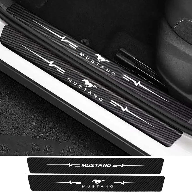Наклейка для защиты автомобильного порога от логотипа Ford Mustang, водонепроницаемая Защитная пленка для багажника, пони, шаговые полоски
Наклейка для защиты автомобильного порога от логотипа Ford Mustang, водонепроницаемая Защитная пленка для багажника, пони, шаговые полоски