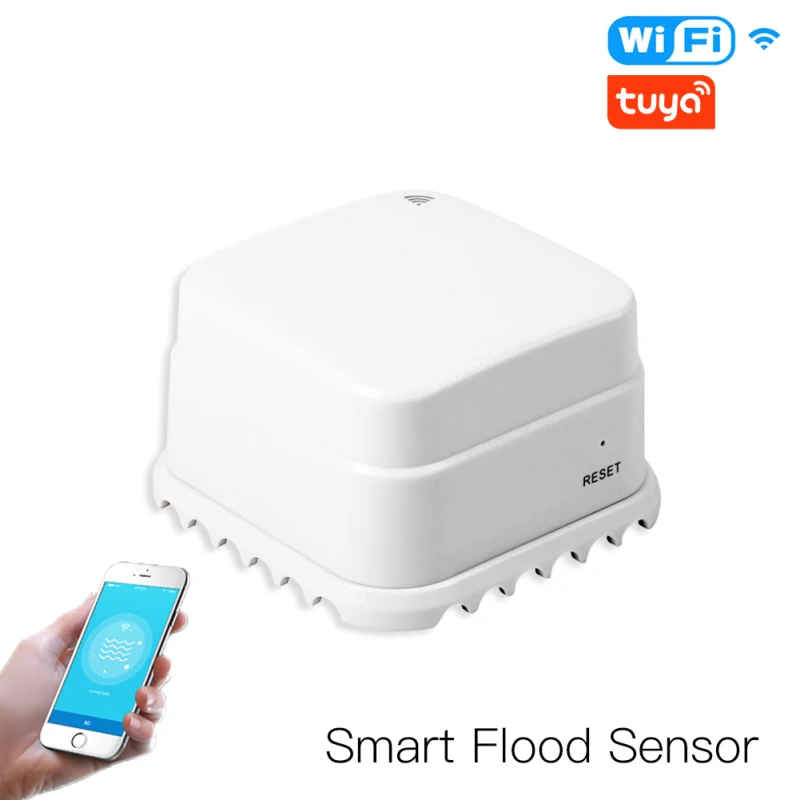 WIFI Water Leak Sensor Water Leakage Intrusion Siren Detector Alert Water Level Overflow Alarm Tuya SmartLife App Remote Control
WIFI Water Leak Sensor Water Leakage Intrusion Siren Detector Alert Water Level Overflow Alarm Tuya SmartLife App Remote Control