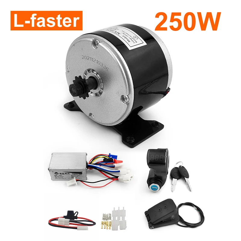 DIY 24V 250W Electric Child Kart Bicycle High-speed Brush Dc Motor With Pedal Throttle
DIY 24V 250W Electric Child Kart Bicycle High-speed Brush Dc Motor With Pedal Throttle