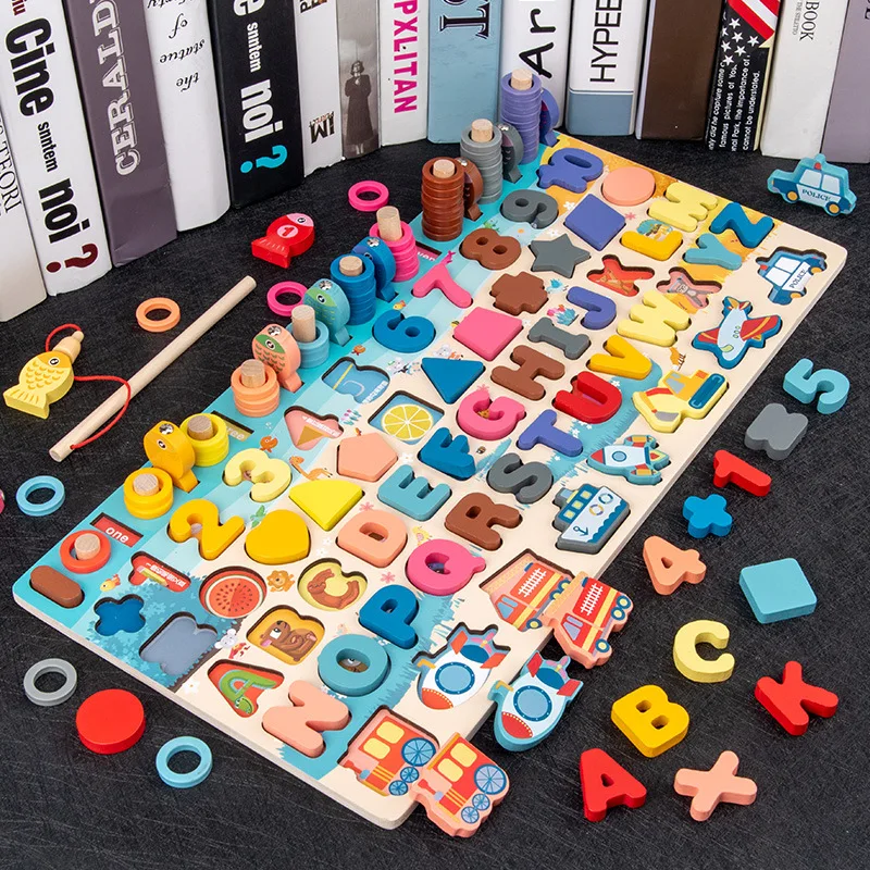 Wooden Montessori Educational Toys Preschool Busy Board Sorter Fishing Games Learning Education Math Toys For Children Kids
Wooden Montessori Educational Toys Preschool Busy Board Sorter Fishing Games Learning Education Math Toys For Children Kids