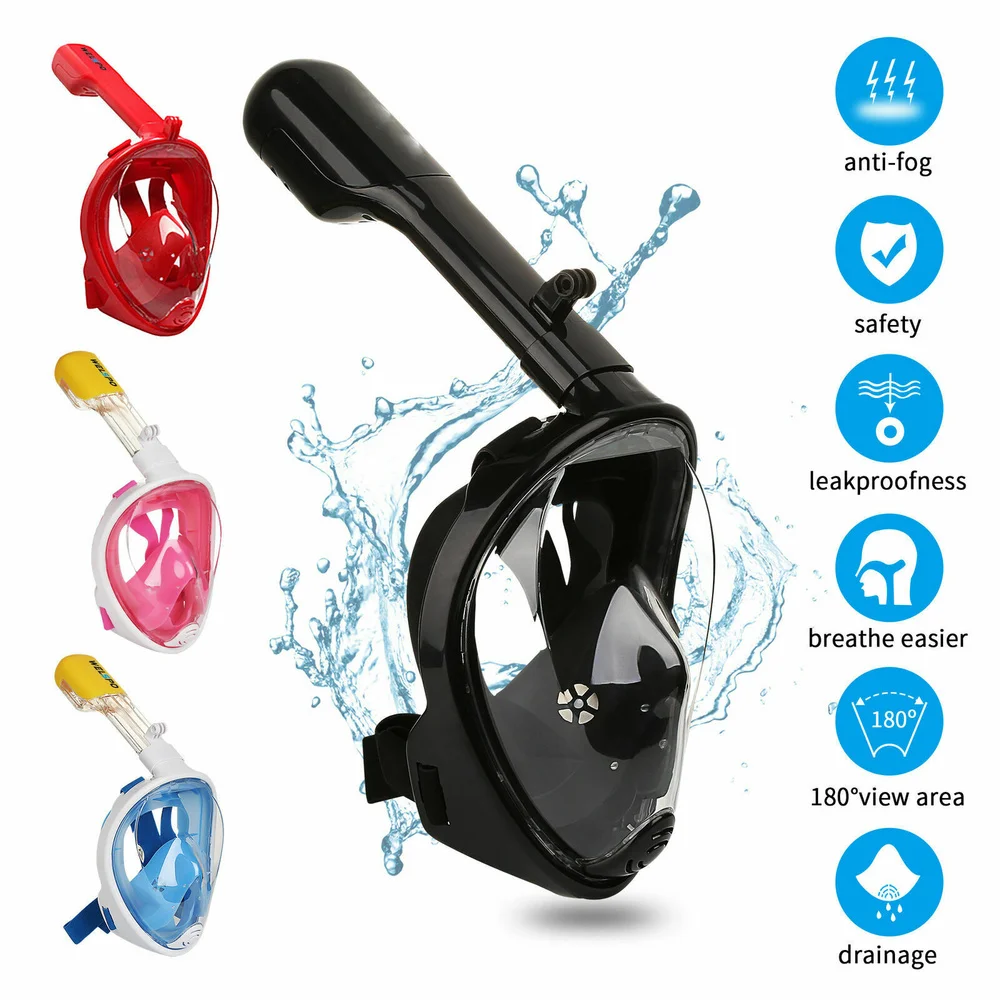 Full Face Adult Diving Mask Snorkel Scuba Anti-Fog Silicone Swimming Underwater Dry Diving Snorkeling Respirator Diving Goggles
Full Face Adult Diving Mask Snorkel Scuba Anti-Fog Silicone Swimming Underwater Dry Diving Snorkeling Respirator Diving Goggles