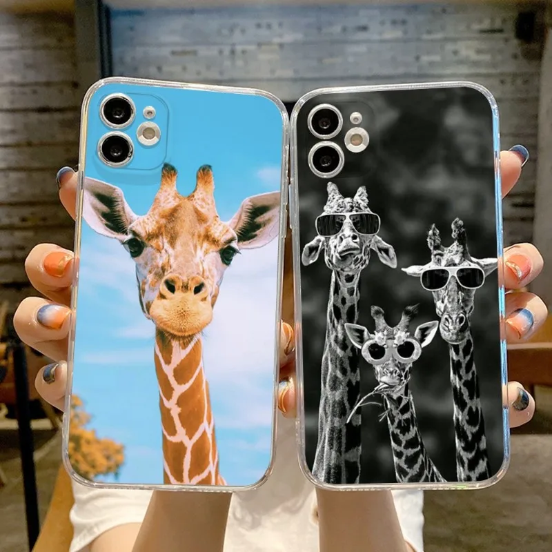 Cute Baby Giraffe Phone Case FOR IPhone 14 13 11 12 Pro 8 7 Plus X 13 Pro MAX XR XS MINI Transparent Covers
Cute Baby Giraffe Phone Case FOR IPhone 14 13 11 12 Pro 8 7 Plus X 13 Pro MAX XR XS MINI Transparent Covers