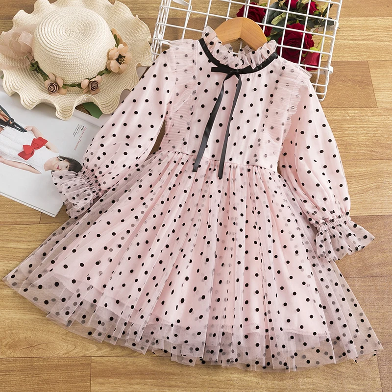 Flower Girl Polka Dot Dress Children Kids Long Sleeve Princess Dress Tutu Autumn Clothing Baby Dresses for Girls Casual Clothes
Flower Girl Polka Dot Dress Children Kids Long Sleeve Princess Dress Tutu Autumn Clothing Baby Dresses for Girls Casual Clothes