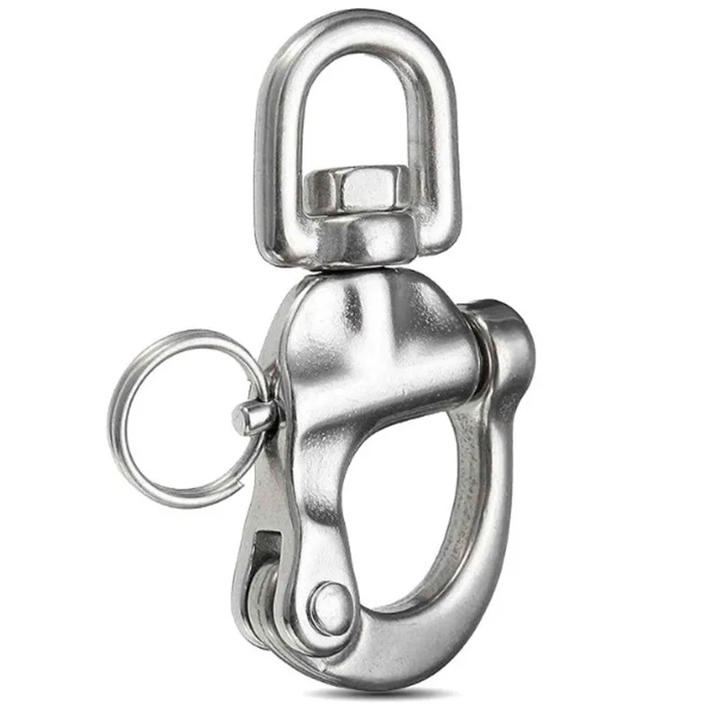 1pcs Stainless Steel Rotary Spring Hook Quick Release Boat Chain Eye Shackle Swivel Bracket Snap Hardware Tool 70mm Metalworking
1pcs Stainless Steel Rotary Spring Hook Quick Release Boat Chain Eye Shackle Swivel Bracket Snap Hardware Tool 70mm Metalworking