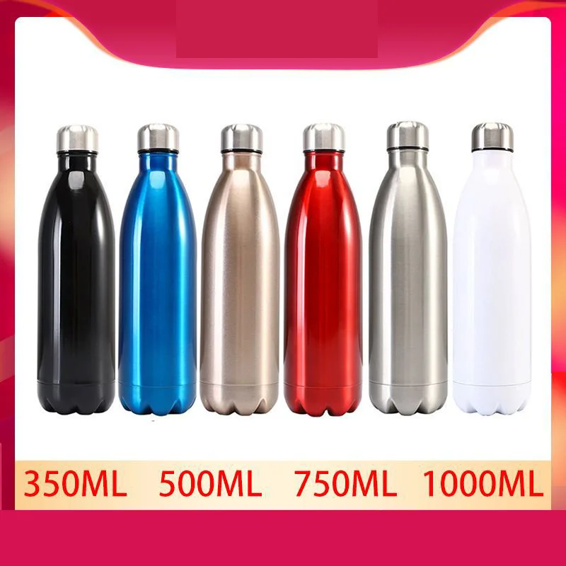 1000/750/500/350ML Outdoor Sports Kettle Cold-insulating Large-capacity Coke Bottle Stainless Steel Thermos Cup Double-layer Cup
1000/750/500/350ML Outdoor Sports Kettle Cold-insulating Large-capacity Coke Bottle Stainless Steel Thermos Cup Double-layer Cup