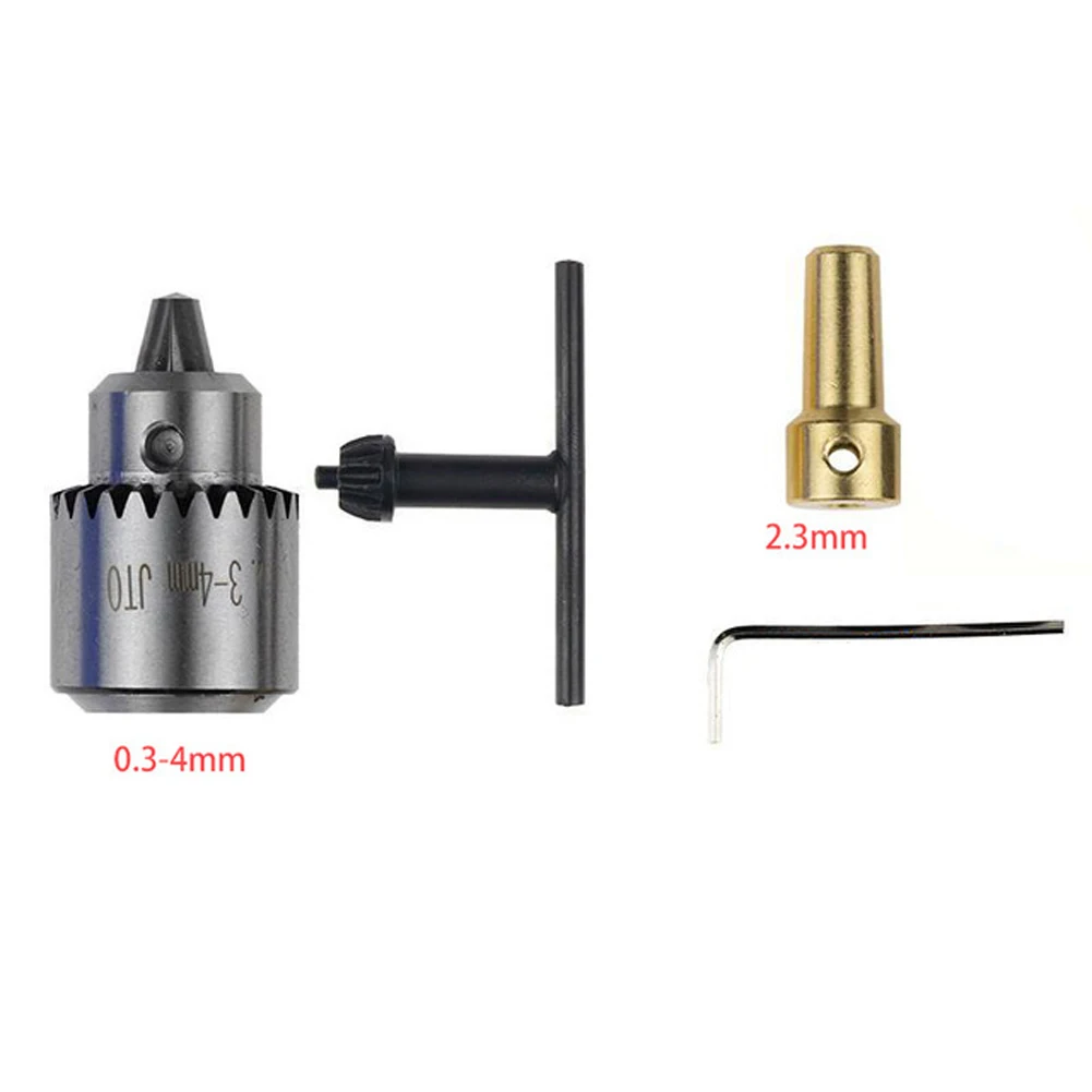 4Pcs Set JT0 Micro Motor Drill Chuck T/L Spanner Clamping Range 0.3-4mm Motor Shaft 3.17mm For Impact Dril Power Electric Drill
4Pcs Set JT0 Micro Motor Drill Chuck T/L Spanner Clamping Range 0.3-4mm Motor Shaft 3.17mm For Impact Dril Power Electric Drill
