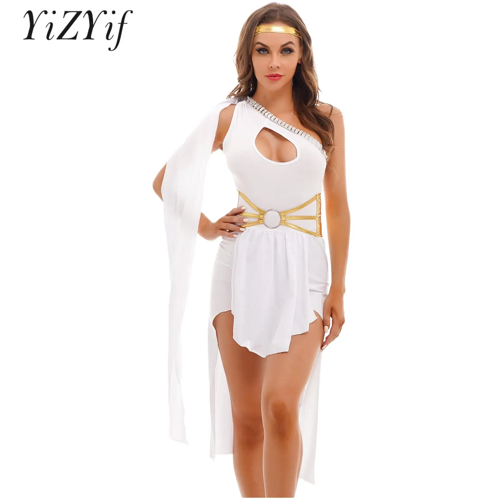Womens Ancient Greck Queen Dress Medieval Roman Princess Toga Costume Halloween Fancy Dress Up Masquerade Theme Party Outfits
Womens Ancient Greck Queen Dress Medieval Roman Princess Toga Costume Halloween Fancy Dress Up Masquerade Theme Party Outfits