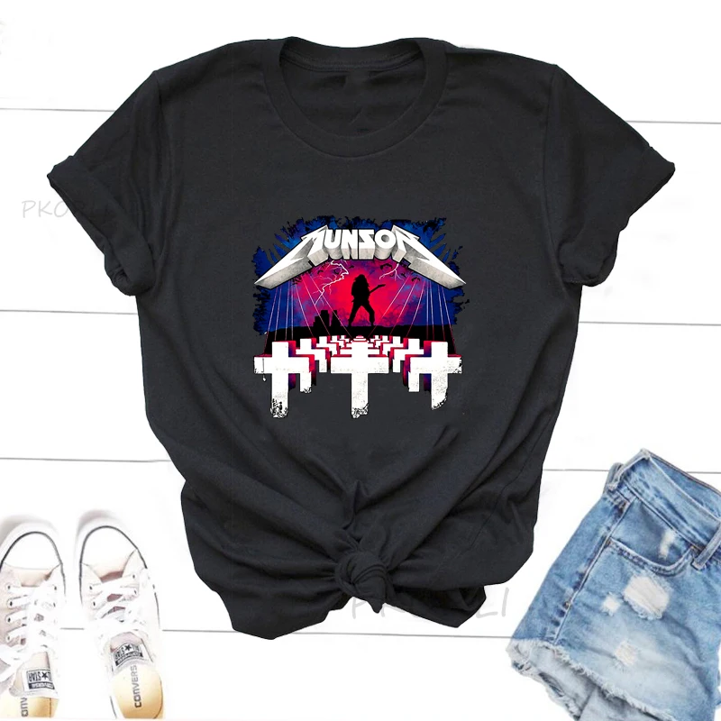 Eddie Munson Short Sleeve Print T Shirts Women Vintagle Punk Rock Eddie ST4 T-shirt Female Summer Cotton Short Sleeve Tees Tops
Eddie Munson Short Sleeve Print T Shirts Women Vintagle Punk Rock Eddie ST4 T-shirt Female Summer Cotton Short Sleeve Tees Tops
