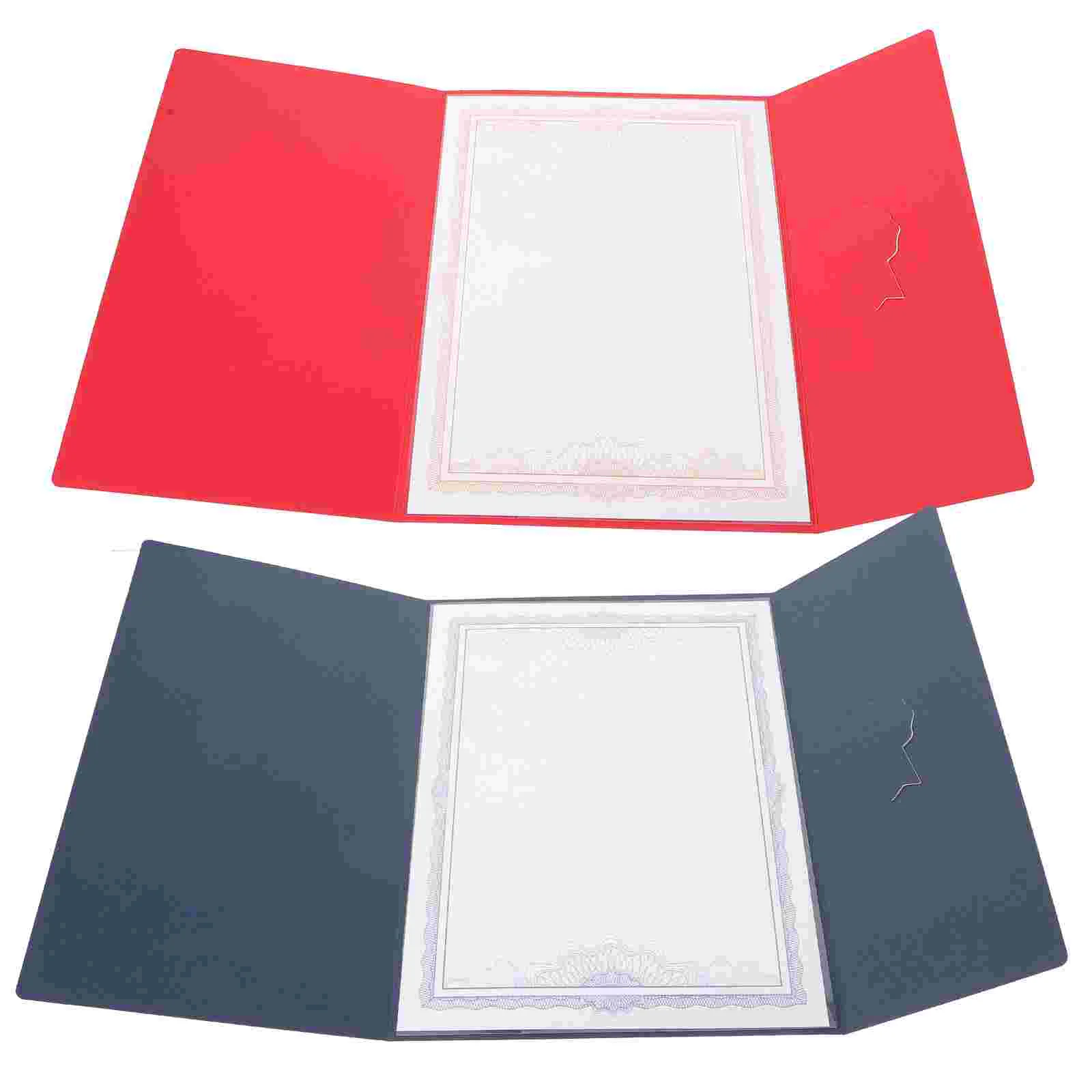 2 Pcs Honor Certificate Book Cover Paper Folder Graduation Holder Protective Folders Letter Sized
2 Pcs Honor Certificate Book Cover Paper Folder Graduation Holder Protective Folders Letter Sized