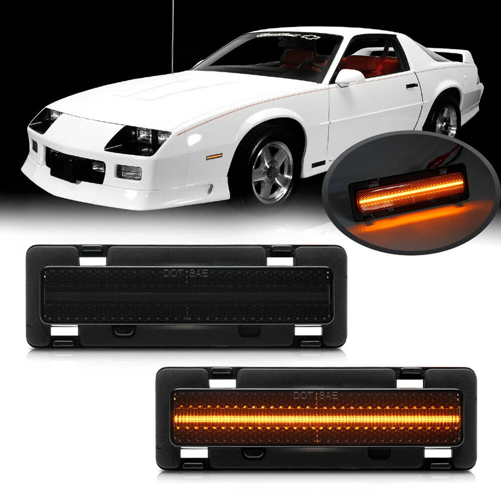 2pcs Smoked Lens Red LED Rear Bumper Side Marker Parking Lights For Chevy 1993-2002 Smoked/Clear Red/Yellow 12-24V DC Car Acces
2pcs Smoked Lens Red LED Rear Bumper Side Marker Parking Lights For Chevy 1993-2002 Smoked/Clear Red/Yellow 12-24V DC Car Acces