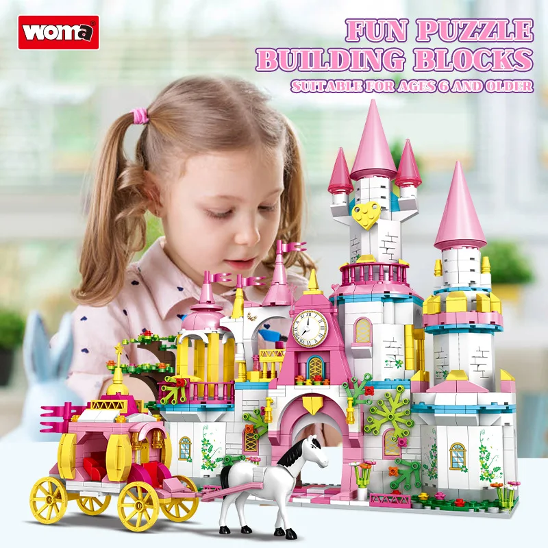 Girls Assemble Building Blocks Princess Dream Castle Small Particles Valentine's Day Christmas Toys for Children Gift
Girls Assemble Building Blocks Princess Dream Castle Small Particles Valentine's Day Christmas Toys for Children Gift